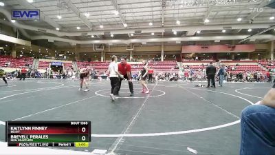 110 lbs 3rd Place Match - Kaitlynn Finney, Beloit vs Breyell Perales, Iron Grapplers