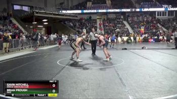 165 lbs Quarterfinal - Brian Prough, Hays vs Gavin Mitchell, Bobcat Wrestling Club