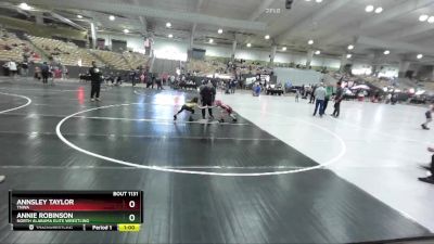 58 lbs Cons. Round 3 - Annsley Taylor, TNWA vs Annie Robinson, North Alabama Elite Wrestling