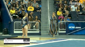Abby Brenner - Floor, Michigan - 2019 NCAA Gymnastics Ann Arbor Regional Championship