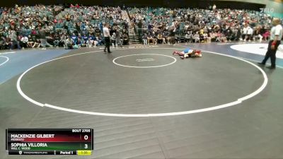 100 lbs Semifinal - Sophia Villoria, Will C. Wood vs Mackenzie Gilbert, Modesto