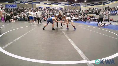 75 lbs Quarterfinal - Kalon Cagle, Standfast OKC vs Kolbie Davis, Marlow Outlaws