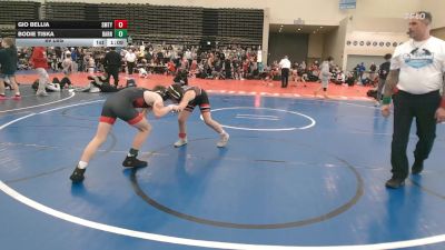 89 lbs Rr Rnd 3 - Gio Bellia, Smitty's Barn Black - ESC vs Bodie Tiska, Barn Brothers Wrestling Academy