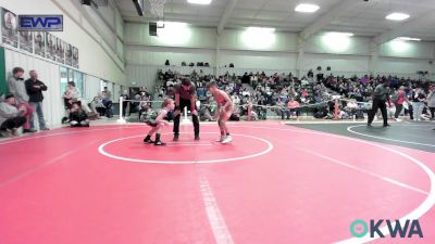 61-64 lbs Rr Rnd 1 - Kopelan Kirby, Tahlequah Wrestling Club vs Samuel Sanders, Van Buren Matdawgs