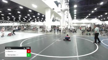 Semifinal - Vincent Abania, Oakdale, Wrestling vs Leonardo Hernandez, Little Warriors WC