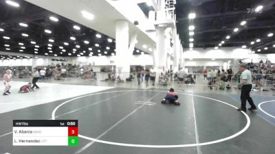 Semifinal - Vincent Abania, Oakdale, Wrestling vs Leonardo Hernandez, Little Warriors WC