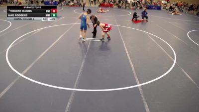 16U - 157 lbs Cons. Round 2 - Jake Rodgers, Minnesota vs Vincent Jacobs, Kingdom Wrestling