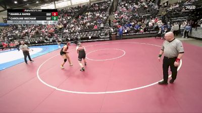 3A 170 lbs Cons. Round 2 - Isabela Bates, Grantsville vs Caroline Mecham, Grantsville