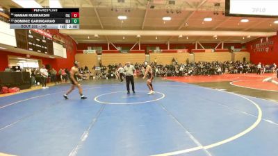 140 lbs Champ. Round 2 - Dominic Garingarao, Benicia vs Naman Rudrakshi, California