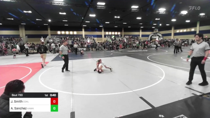 46 lbs Semifinal - Jack Smith, Coalinga Roughneck Wrestling vs Angelo ...