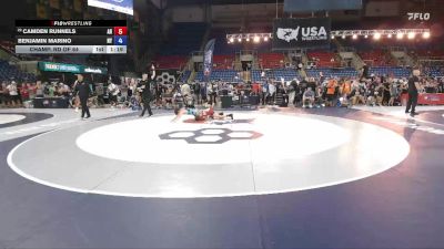 100 lbs Champ. Rd Of 64 - Camden Runnels, AR vs Benjamin Marino, NY