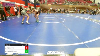 106 lbs Final - Jared Hooe, Honey Badgers Wrestling Club vs Cael Holcomb, Pawhuska Elks Takedown