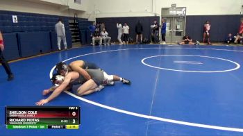 165 lbs Cons. Round 2 - Sheldon Cole, Embry-Riddle (Ariz.) vs Richard Motas, Vanguard University