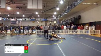 106 lbs Consolation - Cael Finn, Simsbury vs Ryan Cortez, Garfield