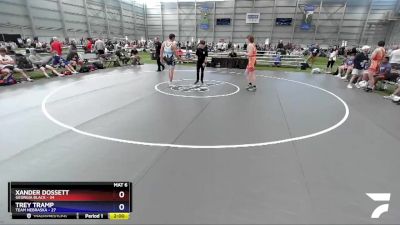 170 lbs Round 2 (8 Team) - Xander Dossett, Georgia BLACK vs Trey Tramp, Team Nebraska