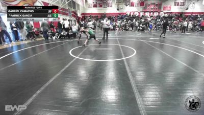 120 lbs 5th Place Match - Patrick Garcia, Alisal vs Gabriel Camacho, John H Pitman