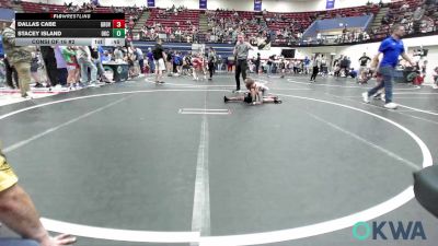 43 lbs Consi Of 16 #2 - Dallas Cabe, Grover Rains Wrestling Club vs Stacey Island, OKC Saints Wrestling