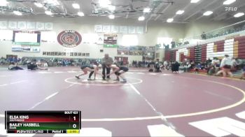 145 lbs Quarterfinal - Bailey Hasbell, Elgin vs Elsa King, Southridge