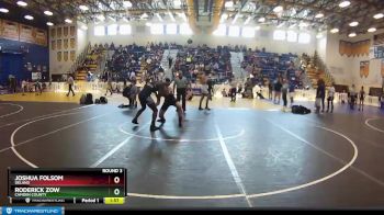 145 Blue Round 3 - Roderick Zow, Camden County vs Joshua Folsom, Deland