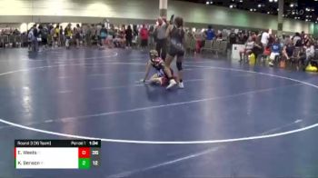 115 lbs Round 3 (16 Team) - Ellise Weets, Iowa Despicables vs Kailey Benson, STL Green