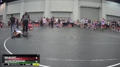 57 lbs Finals (2 Team) - Hayzen Rittenhouse, Georgia United Red vs Nolan Gatt, Backyard Brawlers Red