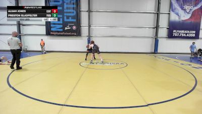220 lbs Rr Rnd 1 - Alijah Jones, CentralMD Red vs Preston Gladfelter, Parabellum Wrestling Academy