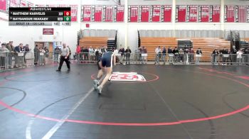 120 lbs Round Of 16 - Matthew Karvelis, Xaverian vs Baysangur Imakaev, Needham