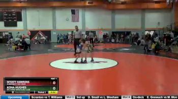 50 lbs Round 5 - Kona Hughes, Big Game Wrestling Club vs Wyatt Hawkins, Alburnett Mat Pack