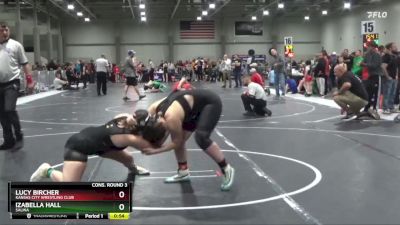 185 lbs Cons. Round 3 - Izabella Hall, Salina vs Lucy Bircher, Kansas City Wrestling Club