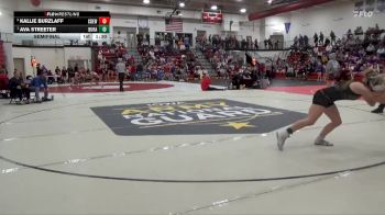 130 lbs Semifinal - Ava Streeter, Durant vs Kallie Burzlaff, Central DeWitt