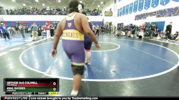 285 lbs Champ. Round 1 - Arthor (AJ) Colwell, Pocatello vs King Rhodes, Lewiston