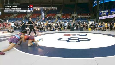 135 lbs Champ. Rd Of 64 - Kennedy Quinn, Pennsylvania vs Narayah Rodriguez, Connecticut
