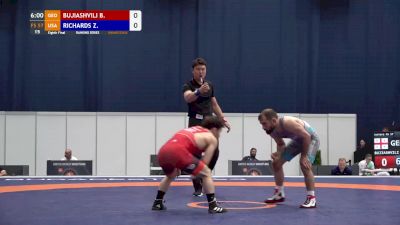 57 kg 1/8 - Zane Richards, USA vs Beka Bujiashvili, GEO