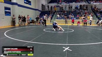 174 lbs Quarterfinal - Brandon Matthews, Lander vs Vincent Galang, King