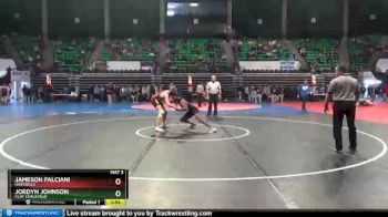 160 lbs Champ. Round 2 - Jameson Falciani, Hartselle vs Jordyn Johnson, Clay Chalkville