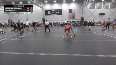 98 lbs Round 5 (6 Team) - Logan Bailey, South Side WC Black vs Marcarlo Mannello, GPS Red
