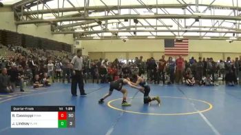 81 lbs Quarterfinal - Bruno Cassioppi, POWA ES vs James Lindsay, Palmer ES