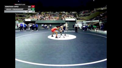 167 lbs Round Of 16 - Jonathan Lopez, Centennial vs Brody Preisendorf, Redwood