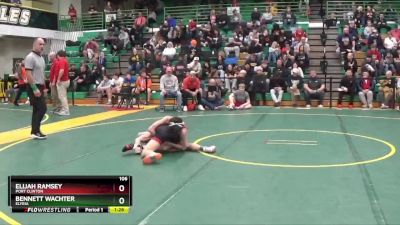 106 lbs Semifinal - Elijah Ramsey, Port Clinton vs Bennett Wachter, Elyria