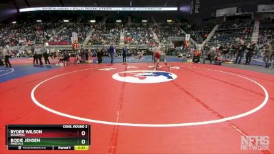3A-132 lbs Cons. Round 3 - Ryder Wilson, Evanston vs Bodie Jensen, Pinedale