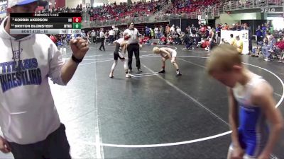 80 lbs Champ. Round 2 - Korbin Akerson, Nebraska Boyz vs Britton Blomstedt, McCook Youth Wrestling Club