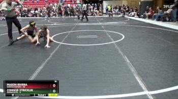 85 lbs Round 3 (6 Team) - Mason Rivera, Kansas Mayhem vs Connor Stricklin, Duran Elite