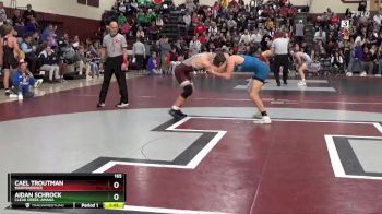 165 lbs Round 1 - Aidan Schrock, Clear Creek-Amana vs Cael Troutman, Independence