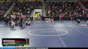 130 lbs Quarterfinal - Tatum Shepherd, Ridge View vs Ashlynn Miller, North Cedar, Stanwood