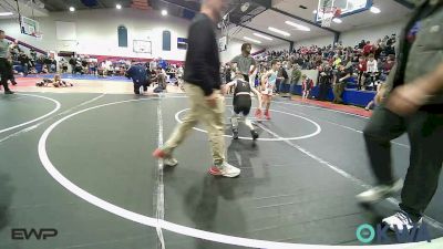 52 lbs Round Of 16 - Captain Bay, Collinsville Cardinal Youth Wrestling vs Levi Hughart, Raw Wrestling Club