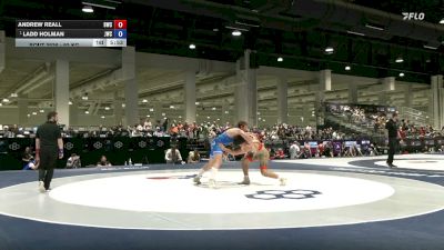 92 kg 3rd Place Match - Andrew Reall, Bears Wrestling Club vs Ladd Holman, Juab Wrestling Club