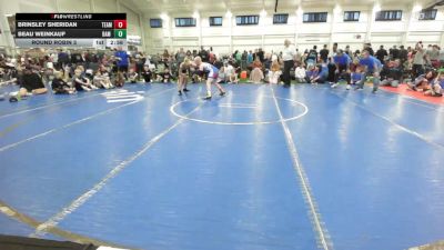 115 lbs Round Robin 3 - Brinsley Sheridan, Team Compound-EL vs Beau Weinkauf, BAM Training Center-EL