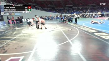 2A/1A Boys 285 Cons. Round 2 - John Nordin, Bonanza Boys vs Trey Charlton, Enterprise / Wallowa Boys