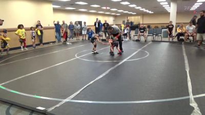 45 lbs Rr Rnd 1 - Trey Sanders, K4 Mat Assassins Red vs Easton Zavada, K4 Third Monkey