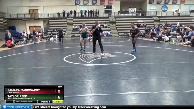 130 lbs Round 3 (8 Team) - Samara Markwardt, Carl Albert vs Taylor Reed ...